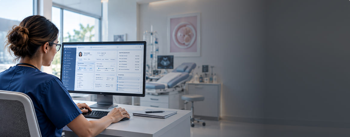 Clinical staff using the unified Web EMR Portal