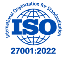 ISO/IEC 27001:2022 certified